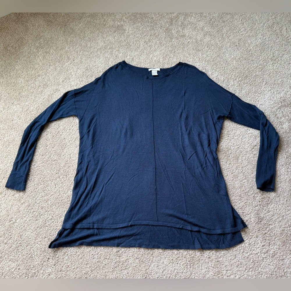 H&M | Navy Blue Tunic Sweater | Women’s Small